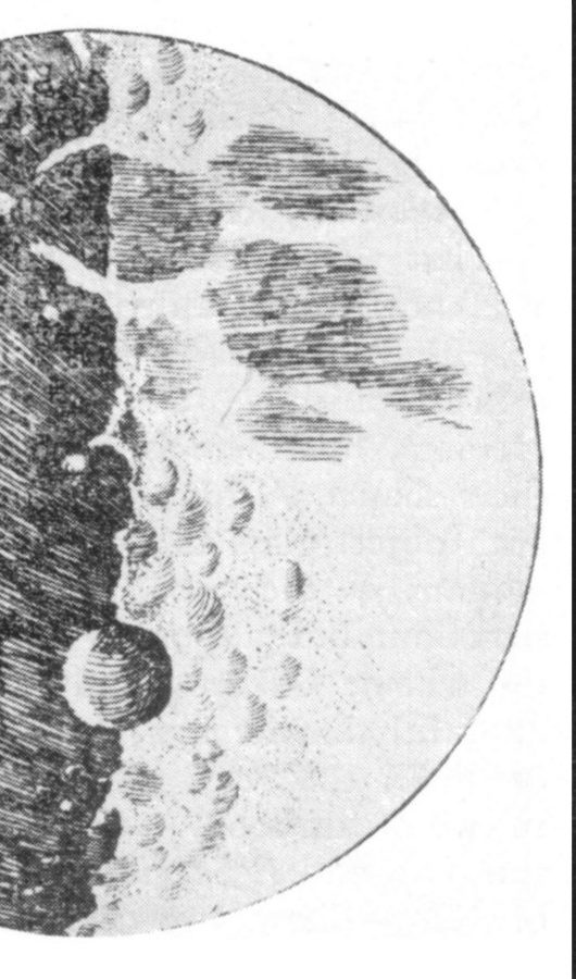 Galileo's drawings of the Moon, 1610